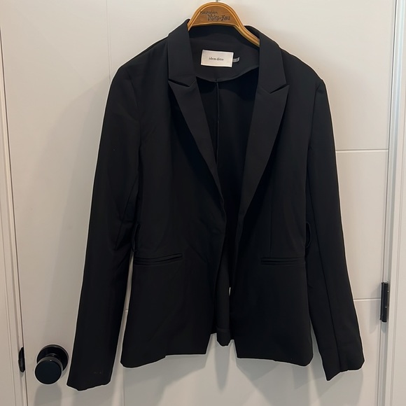 🏁 Item ditto  black blazer size large - Picture 3 of 11